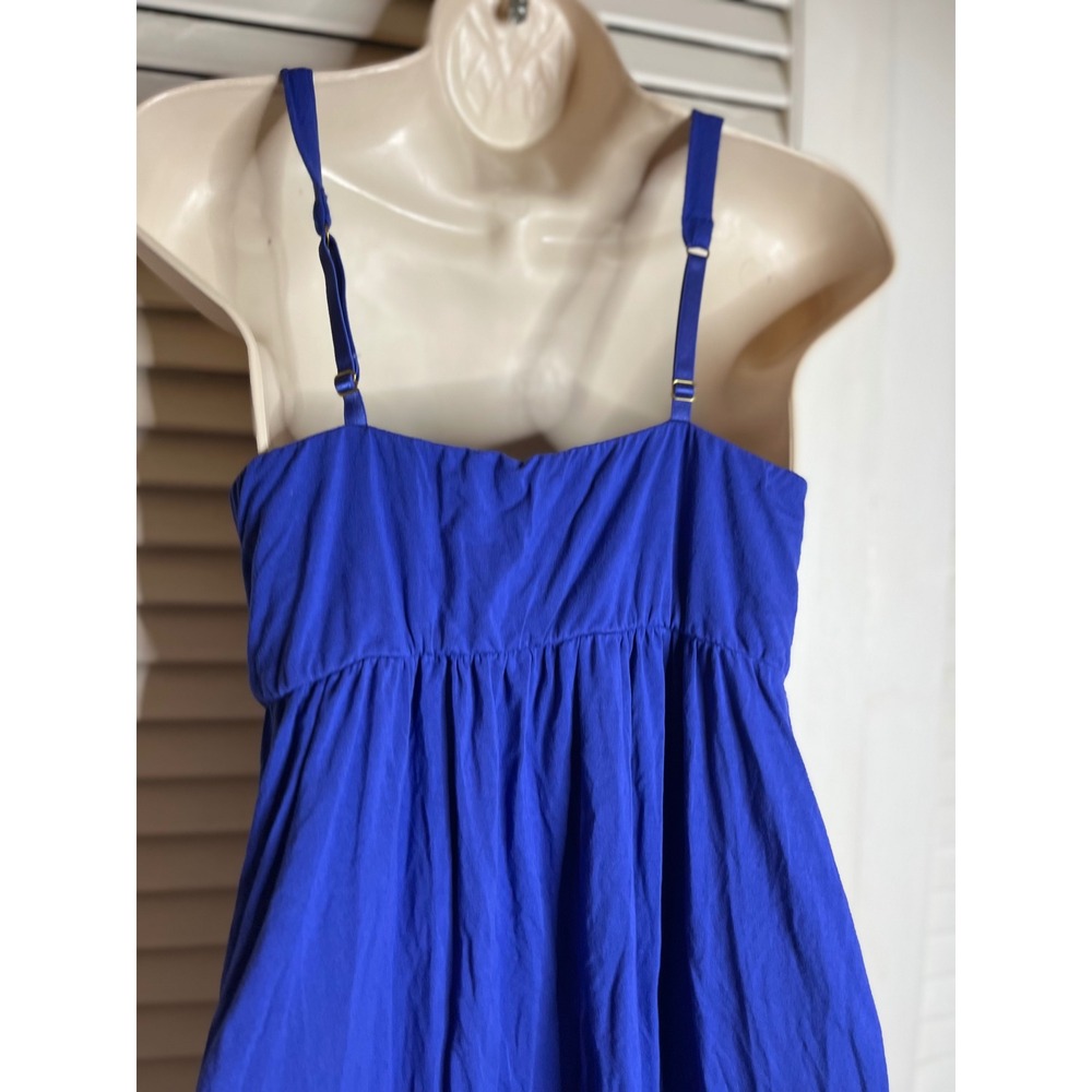 Soma Blue Twist Front Empire Waist Cami Womens Large Sleepwear - Picture 3 of 4